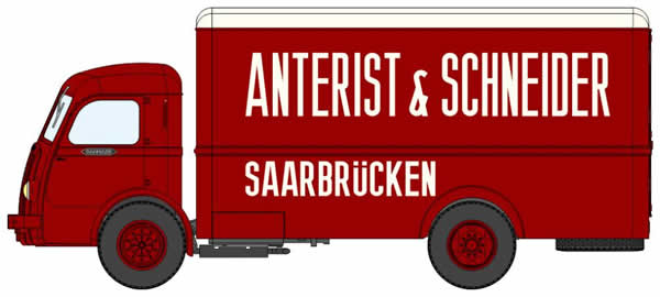 REE Modeles CB-051 - French Panhard Truck Movic Fourgon Calandre ancienne Anterist & Schneider - Saarbrücken